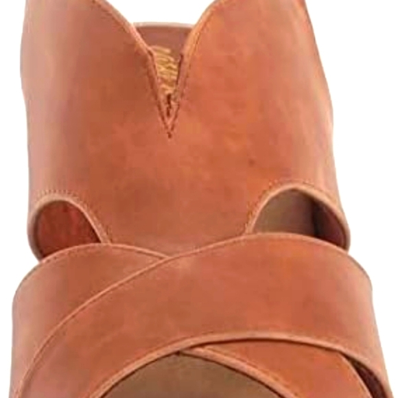 Easy Street Woman's Annette Block Heel Heeled Sandalia Size 8.5 M Brown - Picture 8 of 9
